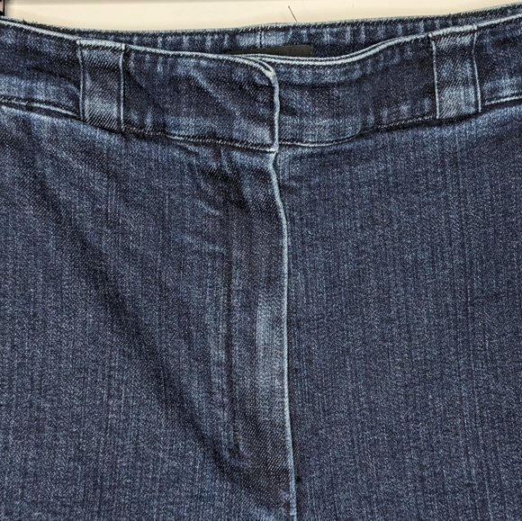 Theory Structured Denim Straight Cuff Pant - Picture 4 of 13